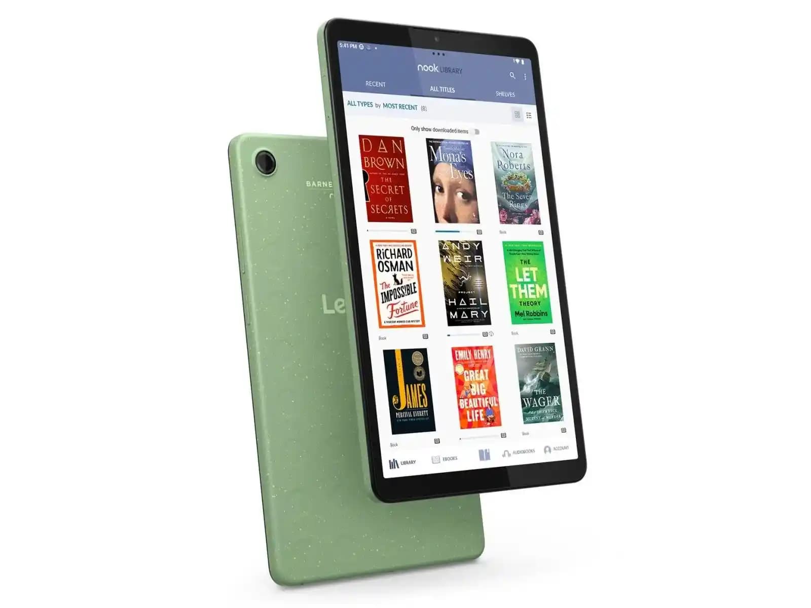 Barnes & Noble ve Lenovo Ortaklığıyla Geliştirilen Nook Reading Tablet 8.7'nin Ekran ve Performans Değerlendirmesi