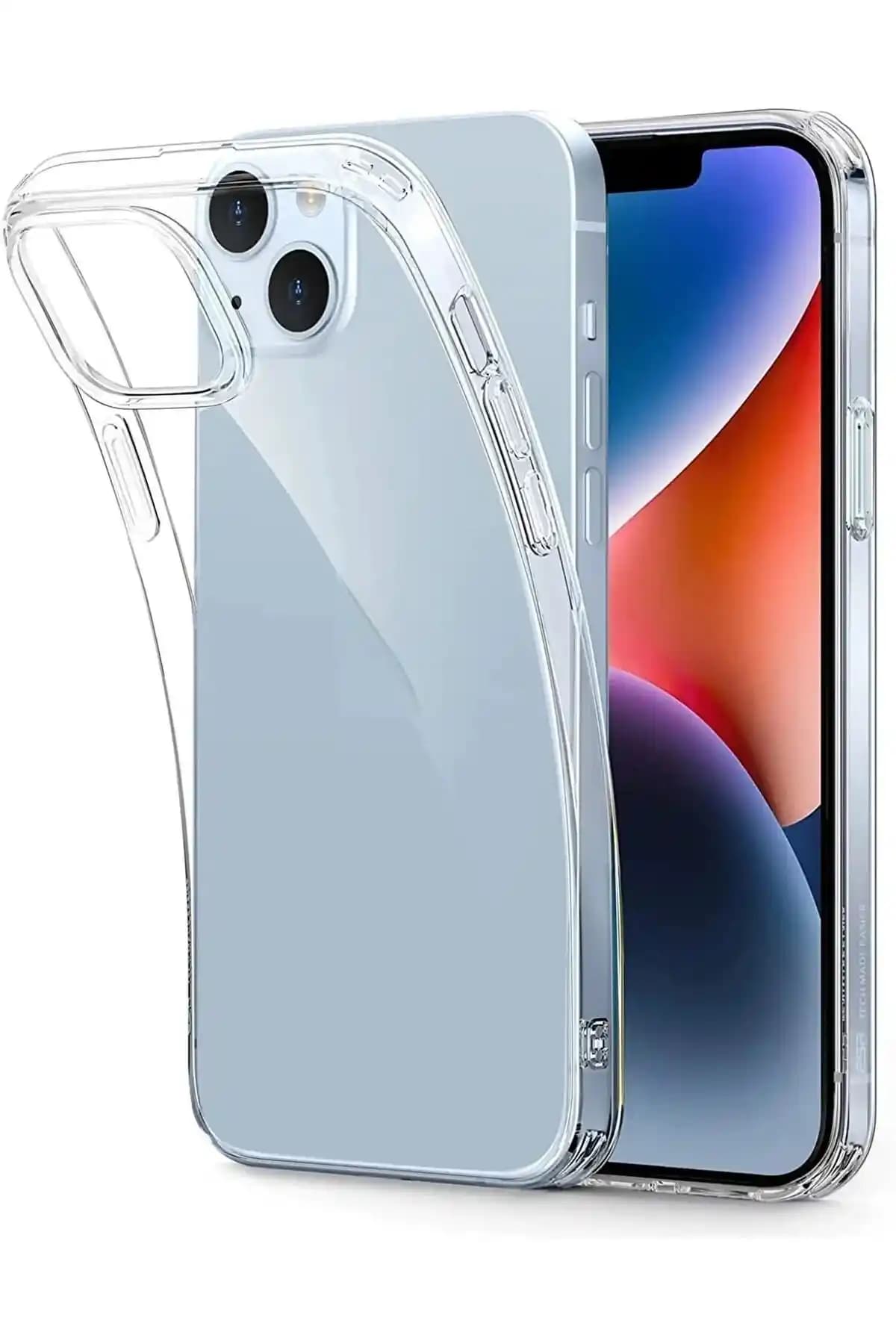 Fibaks Apple iPhone 14 Uyumlu Şeffaf Silikon Kılıf ile Şıklık ve Koruma Bir Arada