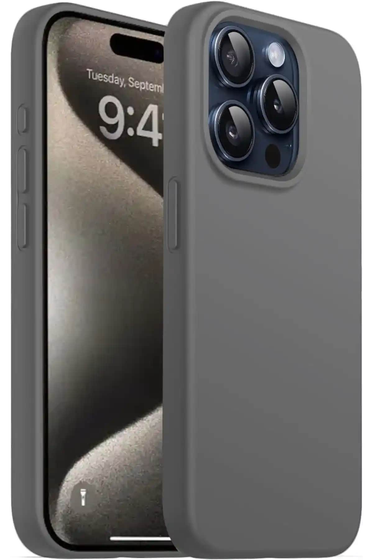 Fibaks Apple iPhone 15 Pro Uyumlu Kadife Lansman Soft Silikon Kılıf İncelemesi