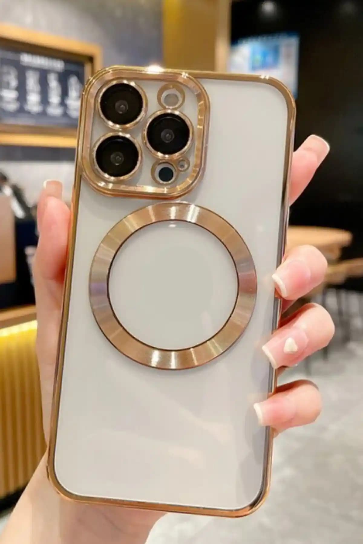 iPhone 13 Pro Max için Renkli Şeffaf Kamera Koruyucu Silikon Kılıf Çeşitleri