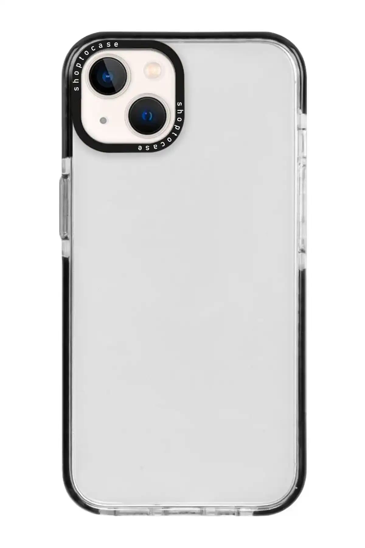 iPhone 13 uyumlu siyah impact telefon kılıfı dayanıklı ve şık tasarım