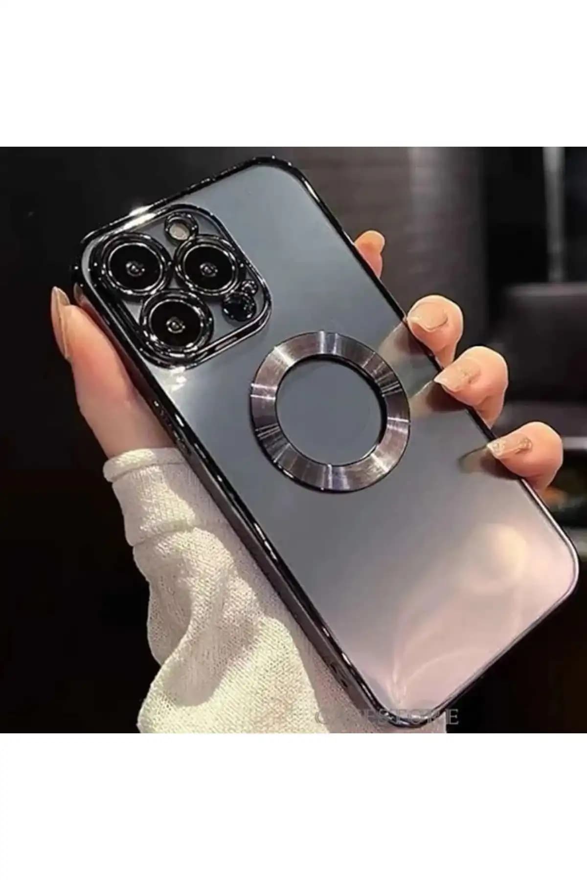 M. TK Moveteck iPhone 14 Pro Max Uyumlu Şeffaf Kılıf ile Güvenli ve Şık Koruma