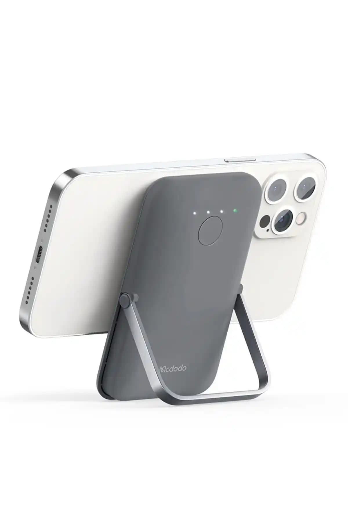 Mcdodo 20W Magsafe Manyetik Kablosuz Powerbank 5000mAh Hafif ve Şık Taşınabilir Şarj Cihazı