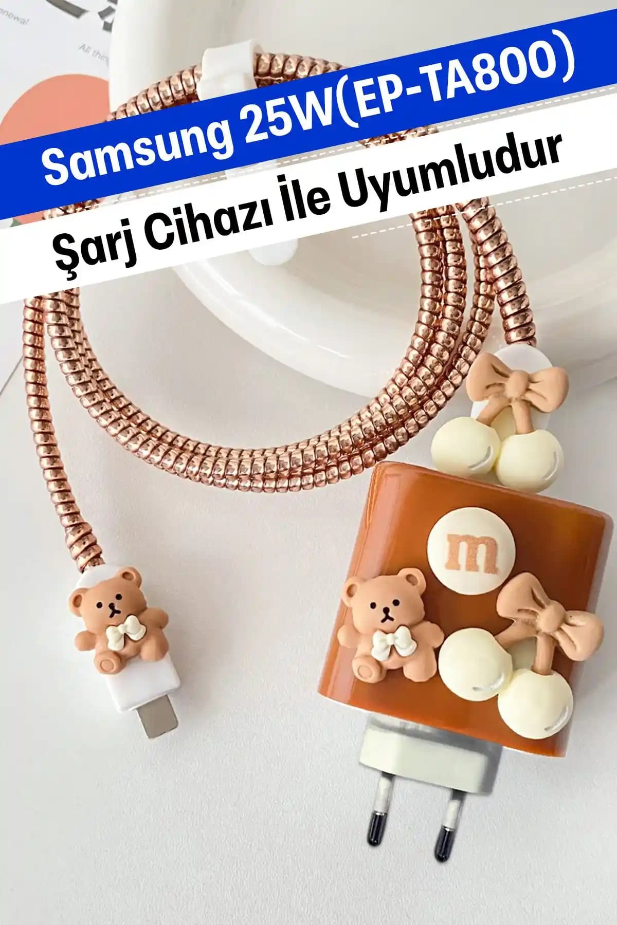 Samsung 25W Hızlı Şarj Uyumlu Şarj Başlığı ve Koruma Kılıf Seti Güncel Teknoloji Ürünü