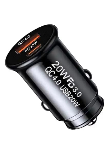 Ally TE-P10 Araç İçi USB ve Type-C Hızlı Şarj Başlığı 30W Güç ve Çoklu Çıkışlar ile