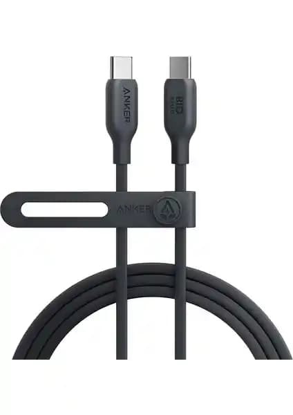 Anker 543 USB-C to USB-C Kablosu 1.8m Çevre Dostu Yüksek Performanslı Şarj ve Veri Aktarım
