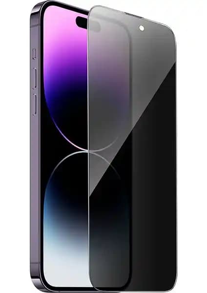 Apple iPhone 14 Pro için 9D Hayalet Cam Gizlilik ve Dayanıklılık Koruma Çözümü