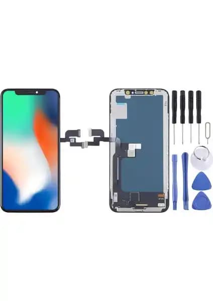 Çelik Pro iPhone X Uyumlu Ekran LCD Dokunmatik Full Incell Teknolojisi