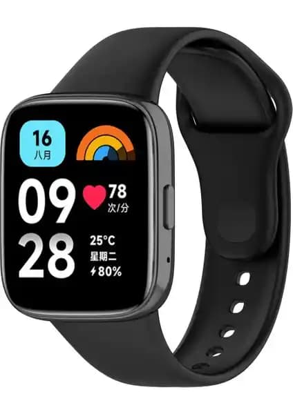 Fibaks Xiaomi Redmi Watch 3 Uyumlu Silikon Kayış: Dayanıklı ve Şık Saat Aksesuarı
