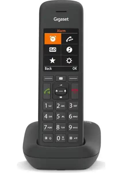 Gigaset C575 Renkli Ekranlı Eller Serbest ve Çağrı Engelleme Özelliklerine Sahip Kablolu Telefon