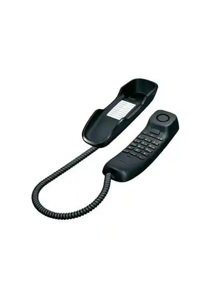 Gigaset DA210 Duvar Tipi Telefon Siyah Modern Tasarım ve Kullanım Kolaylığı