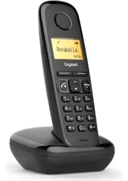 Gigaset Siyah DECT Telefon A270: Uzun Pil Ömrü ve Kullanıcı Dostu Özelliklerle Modern İletişim