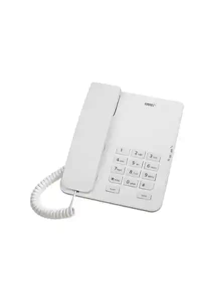 Karel TM140 Beyaz Analog Telefon: Ev ve Ofis İçin Pratik ve Dayanıklı Çözüm