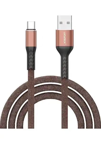 Lucatech Apple iPhone 15 Pro Uyumlu Dayanıklı USB Type-C Hızlı Şarj ve Veri Kablosu