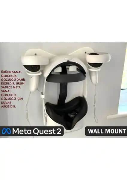 Meta Quest 2 için Modern ve Şık Duvar Askısı Saklama Çözümü