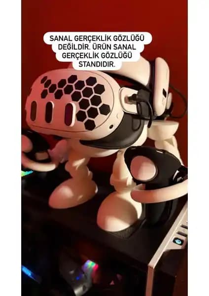Meta Quest 3 ve Quest 2 Uyumlu VR Standı: Estetik ve Fonksiyonel Saklama Çözümü