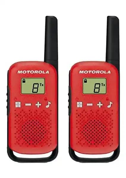 Motorola TLKR-T42 Kırmızı PMR El Telsizi: Güçlü ve Ekonomik Açık Hava İletişim Çözümü