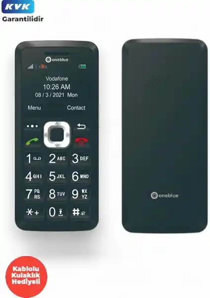 OneBlue DS01 Tuşlu Cep Telefonu: Güvenli ve Basit Kullanım İçin Tasarlanmış Mobil Cihaz