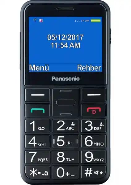 Panasonic KX-TU155 Büyük Tuşlu ve Kullanıcı Dostu Güvenilir Cep Telefonu Özellikleri
