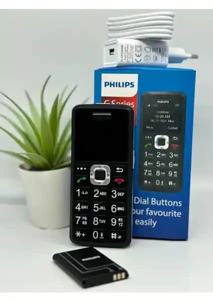 Philips CT S220 Tuşlu Dayanıklı Telefon: Güçlü Ses ve Uzun Pil Ömrüyle Pratik Kullanım