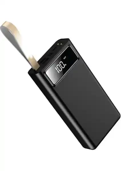 Robor Luxury Series R730+ Taşınabilir Şarj Cihazı 30.000 mAh Siyah Güç Kaynağı