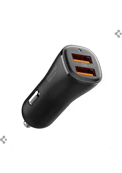 Spigen 30W USB-A 2 Port Araç İçi Hızlı Şarj Aleti Güç ve Güvenlik Bir Arada