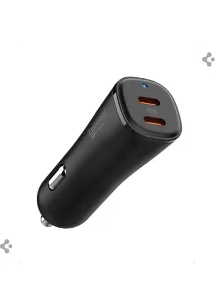Spigen 50W USB-C Araç İçi Hızlı Şarj Adaptörü Güç ve Güvenlik Birliği