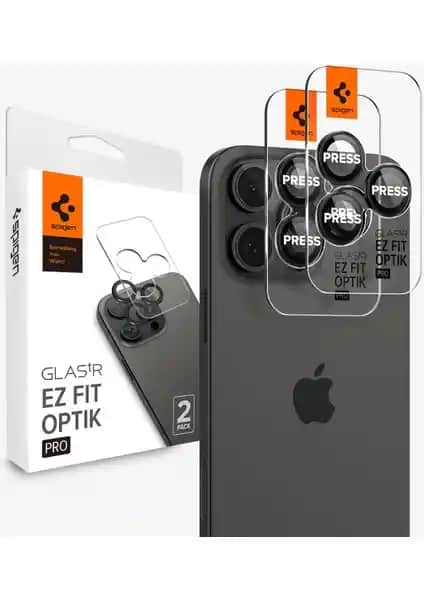 Spigen iPhone 16 Pro Max ve Diğer Modeller İçin Yüksek Kalite Kamera Lens Koruyucu