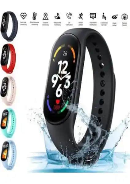 Time.tech12 Band M7 Akıllı Bileklik: Sağlık ve İletişim Takibi İçin Modern Çözüm