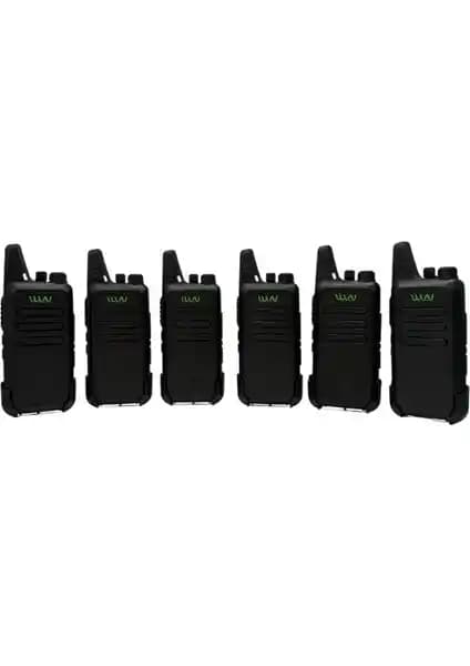 WLN El Telsizi KDC1T 6'lı Full Paket: Güçlü ve Güvenilir Profesyonel Kablosuz İletişim