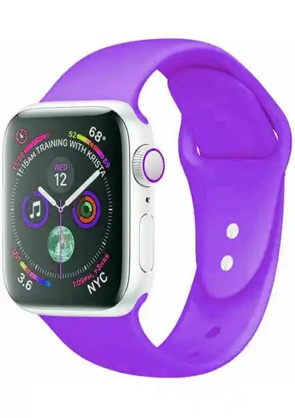 Apple Watch 38-40 mm için Silikon Kayış: 3/4/5/6/SE uyumlu, Suya Dayanıklı ve konfor sunar