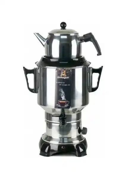 Armağan 6 Litre Demlikli Çay Makinesi ile Korkmaz A341-04 Çaykolik Siyah Karşılaştırması