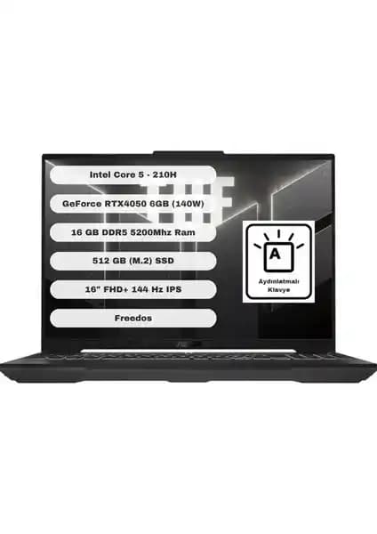 Asus TUF Gaming FX607VU-RL017: Yüksek Performanslı Taşınabilir Oyun Dizüstü Bilgisayarı