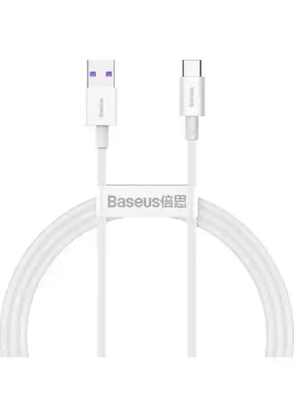 Baseus Catys-02 USB-C PD 66W Veri ve Şarj Kablosu, 1 m, ABS+TPE Yapı, Evrensel Uyum
