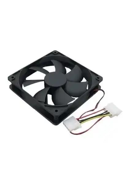 Compaxe 12 cm Kasa Fanı Siyah + Montaj Vidaları: Sessiz ve Uygun Fiyatlı Soğutma