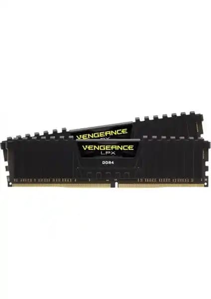Corsair Vengeance LPX 16GB (2x8GB) DDR4 3200MHz CL16 Dual Kit RAM - Siyah, Soğutuculu