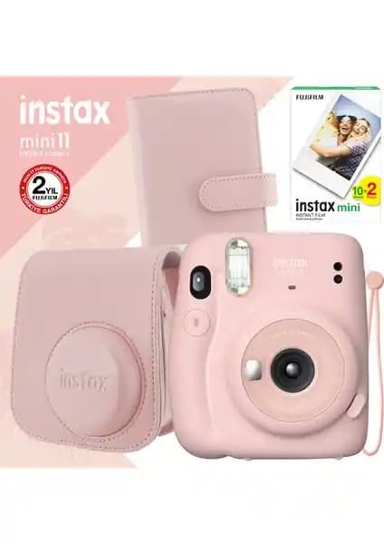 Fujifilm Instax Mini 11 Pembe Seti ile Mini 12 Yeşil Karşılaştırması: Özçekim Modları, Işık ve Kutu İçeriği