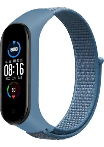 Furenfa Loop Dokuma Kordon Kayış Mi Band 5/6 Uyumlu Gizli Şıklık ve Konfor Sağlar