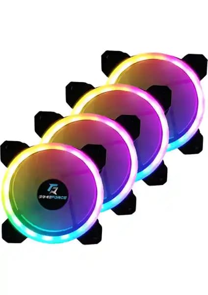 GameForce GF4110 DualRING 120mm Sese Duyarlı A-RGB Kasa Fanı İnceleme ve RGB Entegrasyonu
