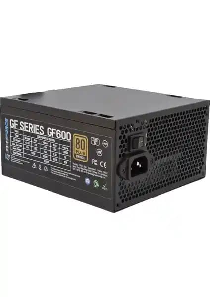 GameForce GF600 600W 80+ Bronze ATX PSU: Sessiz çalışma, Uzun DC kablolar ve PCI-E Desteği