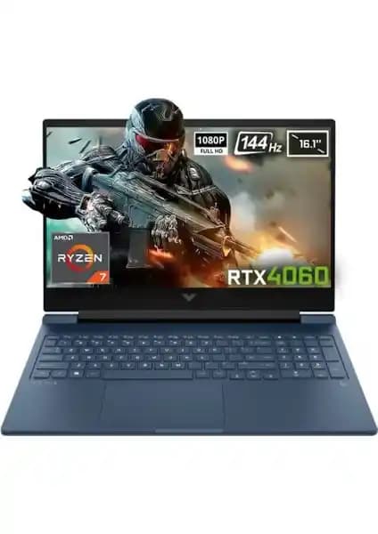 HP Victus 7Z586EA 16-S0015NT: Ryzen 7 ve RTX 4060 ile Dengeli Mobil Oyun Çözümü