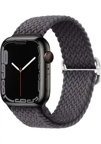 MobaxAksesuar Örgü Tokalı Kordon Apple Watch 38/40/41mm ve 42mm İçin Ayarlanabilir Dayanıklı