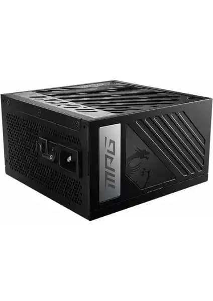 MSI MPG A850G PCIe5 850W 80 PLUS Gold Tam Modüler Güç Kaynağı, Active PFC ile Yüksek Verimlilik