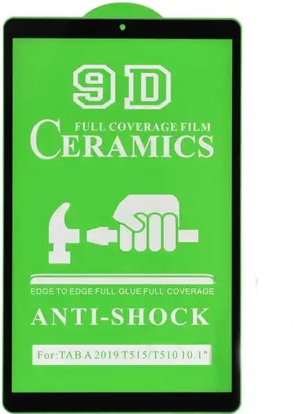 Samsung Galaxy Tab A 10.1 Seramik Tabanlı Esnek Ekran Koruyucu (T510/T515/T517) – Siyah