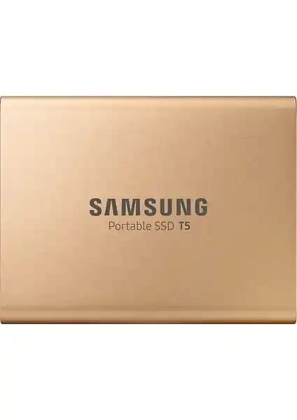 Samsung T5 500GB Taşınabilir SSD – USB 3.1 Gen 2, AES 256-bit Güvenli Depolama