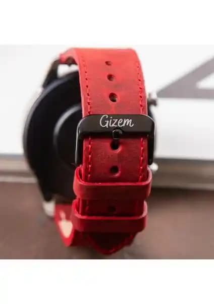 Vagave Huawei Watch Deri Kordon: 22 mm Uyumlu, Nubuk Doku ve Hızlı Değişim ile 2 Yıl Garantili