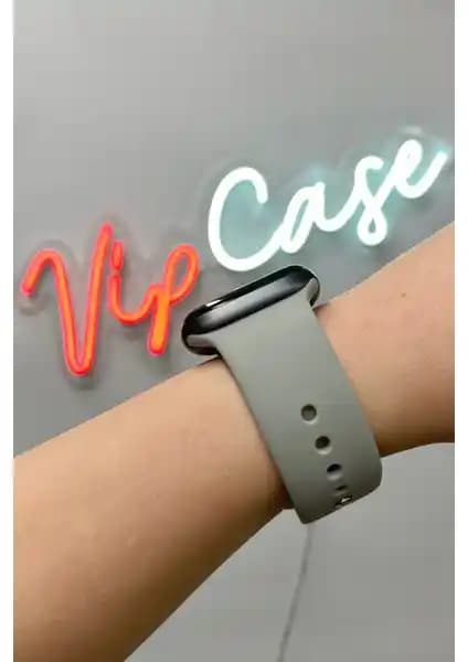 Vip Case Apple Watch Spor Silikon Kordon: 42-49mm Uyumlu, Dayanıklı ve Kolay Montaj