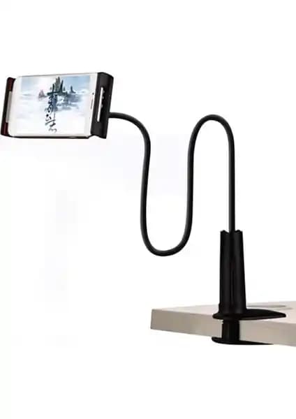 Wlue Masaüstü Tutucu: 72 cm Esnek Kol ve 360° Başlıkla Telefon ve Küçük Tabletler