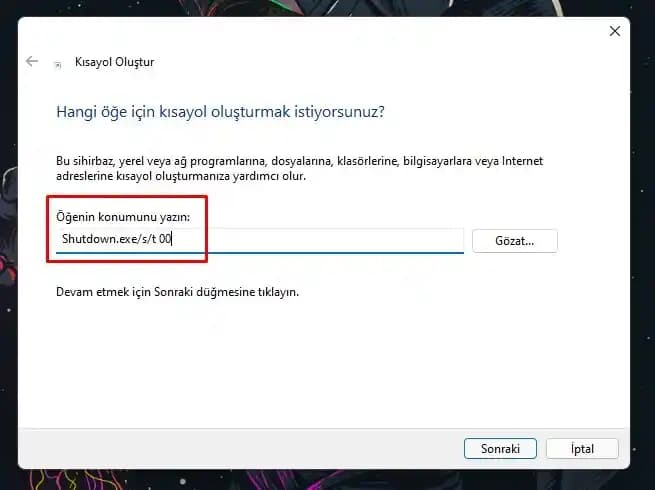 Bilgisayar Kapatma Kısayolu Nasıl Oluşturulur ve Kullanılır