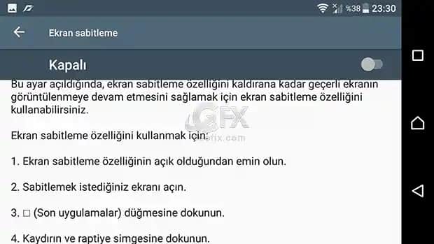 Ekran Sabitleme Özelliği ile Akıllı Telefonlarınızda Güvenlik ve Pratiklik Artırma